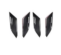 VDFNGFD Autocollant de protection for poignée intérieure de porte de voiture en fibre de carbone, compatible avec Taycan 911 2019-2022, accessoires automobiles(ForTaycan)