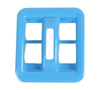 VDFNGFD Autocollants de couverture décoration panneau bouton commutation vitres voiture, accessoires garniture cadre compatibles avec Jeep Wrangler JK 2011 - 2017(Sky blue)