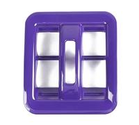 VDFNGFD Autocollants de couverture décoration panneau bouton commutation vitres voiture, accessoires garniture cadre compatibles avec Jeep Wrangler JK 2011 - 2017(Purple)