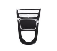 VDFNGFD Autocollants de Garniture de Cadre de Panneau de Levier de Vitesse de Console Centrale en Plastique ABS Noir Brillant, compatibles avec Benz W213 Classe E 2016 2017 2018(Carbon Fiber)