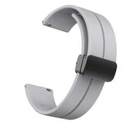 VDFNGFD Bracelet de 20 mm et 22 compatible avec les montres Samsung Galaxy Watch 6/4/5 Pro/classic/gear S3/active 2 Sport, en silicone boucle magnétique, Huawei GT 2e/3(Gray,20MM Universal)