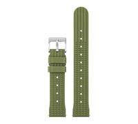 VDFNGFD Bracelet de montre 20 mm 22 en caoutchouc fluoré à dégagement rapide compatible avec la plongée traditionnelle(Green,22mm)