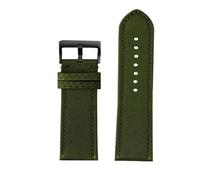 VDFNGFD Bracelet de montre en cuir et Nylon for hommes, Compatible avec Breitling Avenger Deep Dive Seawolf Super Ocean, loup jaune, 22 m(Army Green Black)