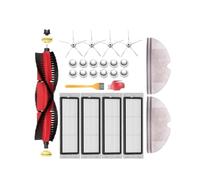 VDFNGFD Brosse latérale Principale et Chiffon de Nettoyage, pièces de Rechange compatibles avec Les aspirateurs Xiaomi S5, S6 Max, Pure E4, E5, T6 et T4, Filtre Hepa, Accessoires for la Maison(White)