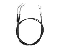 VDFNGFD Câble d'accélérateur allongé for moto, Compatible avec Harley Sportster Iron XL 883 1200 Dyna Softail Fat Boy Heritage Road King(Black130cm)