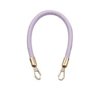 VDFNGFD Ceinture Universelle de Sac à Main en Cuir PU, Sangle Remplacement détachable for bandoulière, Boucle chaîne Or, poignées Courtes compatibles avec Les Femmes(Purple)