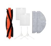 VDFNGFD Compatible avec (aspirateur Robot Xiaomi S20/D106), pièces de Rechange, Accessoires, Brosse latérale Principale, Filtre en Tissu de vadrouille(Dark Khaki)