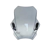 VDFNGFD Compatible avec Husqvarna 701 Svartpilen Vitpilen 250 401 701 Nuda 900 R, déflecteur Universel for Pare-Brise de Moto(Grey)