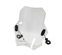 VDFNGFD Compatible avec Husqvarna 701 Svartpilen Vitpilen 250 401 701 Nuda 900 R, déflecteur Universel for Pare-Brise de Moto(Transparent)
