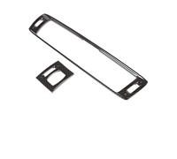 VDFNGFD Compatible avec la BMW X3 F25 2011-2017, garniture de protection en fibre de carbone et ABS chromé for console centrale, grille d'aération de climatisation(Type A Carbon)