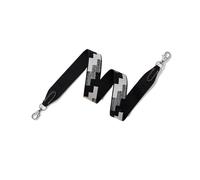 VDFNGFD Compatible avec la Sangle de Sac à Main, Ceinture tissée, Large épaule Remplacement, pièce Accessoire créer soi-même(Black Silver Hook,110cm)