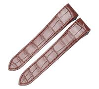 VDFNGFD Compatible avec le bracelet de montre Alligator Cartier Santos 100(Beige,20mm)