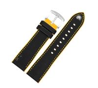 VDFNGFD Compatible avec le bracelet de montre Breitling CHRONOMAT AVENGER NAVITIMER SUPEROCEAN Bracelet en silicone plongée Remplacer les bracelets 20 22 24 mm(05 S silver,22x20mm)