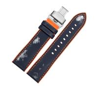 VDFNGFD Compatible avec le bracelet de montre Breitling CHRONOMAT AVENGER NAVITIMER SUPEROCEAN Bracelet en silicone plongée Remplacer les bracelets 20 22 24 mm(08 silver,22x20mm)
