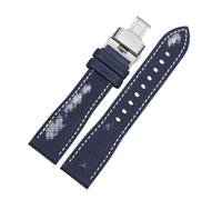 VDFNGFD Compatible avec le bracelet de montre Breitling CHRONOMAT AVENGER NAVITIMER SUPEROCEAN Bracelet en silicone plongée Remplacer les bracelets 20 22 24 mm(07 silver,20x18mm)