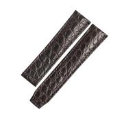 VDFNGFD Compatible avec le bracelet de montre en alligator MAURICE LACROIX MASTERPIECE MP6347 PONTOS(DARK BROWN,22mm)