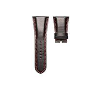 VDFNGFD Compatible avec le bracelet de montre en cuir Tudor Fastrider Black Shield M42000CR(BLACK)