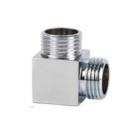 VDFNGFD Compatible avec le séparateur à trois voies en acier inoxydable galvanisé de 1/2 pouce, connexion direct, robinet Joint un sur deux, accessoires salle bains(C)