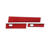 VDFNGFD Compatible avec les accessoires BMW Série 5 E60 2004-2010, intérieur en fibre de carbone, porte-gobelet d'eau, panneau de garniture, cadre, autocollants(Left-hand drive B)