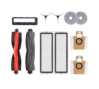 VDFNGFD Compatible avec Les Accessoires d'aspirateur Robot Xiaomi X20 Max /X20 Pro/D109GL /D102GL Rouleau Principal Brosse latérale, Filtre Hepa, Balai, Sac à poussière(Light Green)