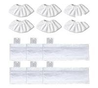 VDFNGFD Compatible avec Les aspirateurs à Main Easyfix SC2 SC3 SC4 SC5, Housse de Nettoyage en Microfibre, pièces Rechange for Balai Vapeur(Brown)