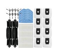 VDFNGFD Compatible avec Les aspirateurs Robots 360 S8 S8 Plus 2S EZVIZ RE4 Plus RE5 Plus, pièces détachées, Rouleau, Brosse latérale, Filtre HEPA, Chiffon, Sac à poussière(23)