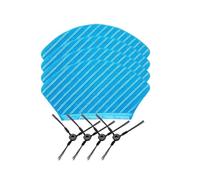 VDFNGFD Compatible avec Les aspirateurs Robots intelligents Midea M7, M7 Pro, M7 Evo, Eureka NER700, Balai, Chiffon, Brosse latérale, Ensemble de filtres HEPA, Accessoires for la Maison(Dark Grey)