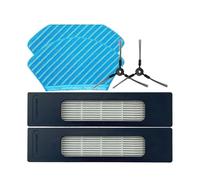 VDFNGFD Compatible avec Les aspirateurs Robots intelligents Midea M7, M7 Pro, M7 Evo, Eureka NER700, Balai, Chiffon, Brosse latérale, Ensemble de filtres HEPA, Accessoires for la Maison(Brown)
