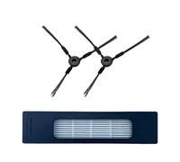 VDFNGFD Compatible avec Les aspirateurs Robots intelligents Midea M7, M7 Pro, M7 Evo, Eureka NER700, Balai, Chiffon, Brosse latérale, Ensemble de filtres HEPA, Accessoires for la Maison(Chocolate)