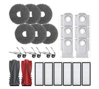 VDFNGFD Compatible avec Les pièces Qrevo 5AE / Curv/CurvC/Curv S5X 5A1 5XC / Edge/EdgeC/Edge S5A 5V1, Brosse, Filtre, Sac de Nettoyage(Dark Khaki)