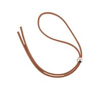 VDFNGFD Compatible avec Les Sacs Seau for Femmes, Cordon de Serrage détachable, Sangle en Cuir PU, Sac à Dos Remplacement, Accessoires Poche(Brown with Bead)