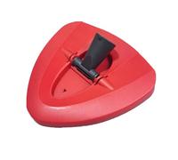 VDFNGFD Compatible avec Les systèmes O-Cedar et Vileda EasyWring 1, Tampon de vadrouille Lavable, Base tête rotative Triangulaire, Accessoires Brosse à récurer(Orange)