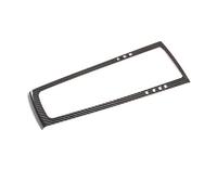 VDFNGFD Compatible avec Macan 2014-2020 Affichage de changement vitesse commande centrale Cadre décoratif Accessoires protection intérieure en fibre carbone(Black carbon fiber)