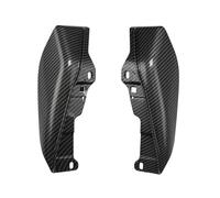 VDFNGFD Déflecteur d'air Central for Moto, Compatible avec Harley Touring Road King Glide 2009-2024, en Fibre de Carbone(Vivid Black)