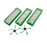 VDFNGFD Ensemble d'accessoires compatibles avec Les Robots aspirateurs Vorwerk Kobold VR200 et VR300-3 filtres HEPA et 2 brosses latérales