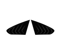 VDFNGFD Garniture de couvercle de volet de lunette arrière compatible avec BMW Série 4 F36 2014-2020, noir brillant/aspect fibre de carbone(Glossy black)