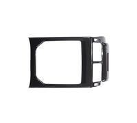 VDFNGFD Garniture de couverture cadre sortie ventilation rangée arrière en fibre carbone ABS/chrome compatible avec les accessoires voiture Land Rover Range Evoque 2014-2018(Carbon fiber)