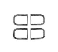 VDFNGFD Garniture de poignée de porte intérieure de voiture, compatible avec Kia EV3 2024 2025, moulures intérieures, accessoires de décoration(Carbon Fiber)