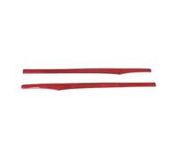 VDFNGFD Garniture intérieure de porte en fibre de carbone véritable rouge compatible avec 911 2013-2018