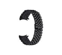 VDFNGFD Jbilee - bracelet de montre en acier inoxydable, 19mm, 20mm, 21mm, argent, or, noir, extrémité incurvée, fermoir caché, Compatible avec RLX Date(Black,19mm)