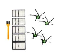 VDFNGFD Kit d'accessoires for aspirateur Robot S9/S9+, Rouleau, Brosse latérale Principale, filtres HEPA et Sac à poussière de Remplacement(Set4)