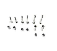 VDFNGFD Kit de boulons Liaison 8mm, Compatible avec la réparation du dégagement Cadre Mise à Niveau Bras oscillant Choc arrière Light Bee