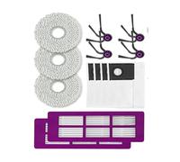 VDFNGFD Kit de Brosse latérale avec Filtre à Vide, Sac poussière en Tissu, Compatible Eureka J15 Max Ultra, Accessoires Nettoyage for Robot vidange Automatique, 1 Ensemble