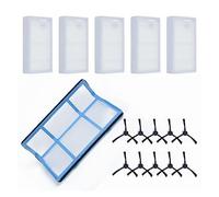 VDFNGFD Kit de pièces de Rechange for aspirateur Robot Medion MD 18500/18600/18501, Filtre HEPA, Filtre Primaire, Brosse latérale rotative(Set B)