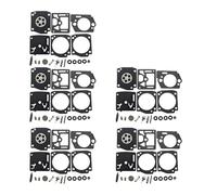 VDFNGFD Kit de réparation et Reconstruction carburateur 5 pièces, Compatible avec Husqvarna Partner K750 K760 Zama RB-177 C3-EL29A 506410003 506410004