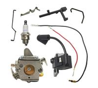 VDFNGFD Kit de Tige Starter d'accélérateur d'arbre d'interrupteur d'allumage C Compatible avec MS180 MS170 018 017 MS 180 170 pièce Rechange for tronçonneuse