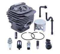 VDFNGFD Kit Piston-Cylindre Compatible avec Les tronçonneuses 036 MS360, 034AV et 034 Super. Remplace pièces 1125, 020 1215. Filtre à Conduite d'admission Inclus