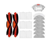 VDFNGFD Pièces de Rechange compatibles avec Les aspirateurs Robots Xiaomi S20, E12, E10 et B112 : Brosse Principale, lingette Nettoyage latéral, Filtre HEPA(20PCS)