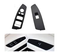 VDFNGFD Remplacement du Panneau de Couverture de commutateur de lève-vitre de Porte Avant intérieure de Voiture Compatible avec BMW série 7 F01 F02 730 735 740 745 750 760(Black One Pair)
