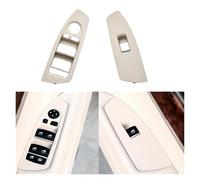 VDFNGFD Remplacement du Panneau de Couverture de commutateur de lève-vitre de Porte Avant intérieure de Voiture Compatible avec BMW série 7 F01 F02 730 735 740 745 750 760(Oyster One Pair)